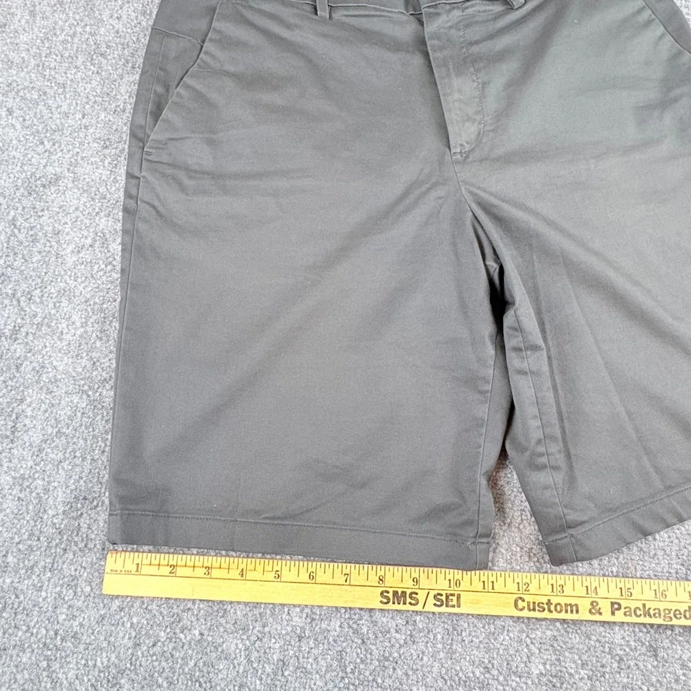 Banana Republic Emerson Shorts Mens 33 Gray Chino Preppy Golf Classic Coastal